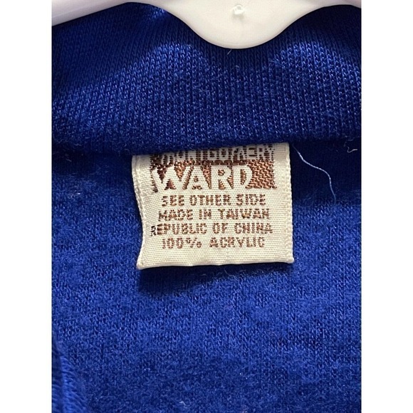 Montgomery Ward Jacket Boys Large Royal Blue - Picture 6 of 11